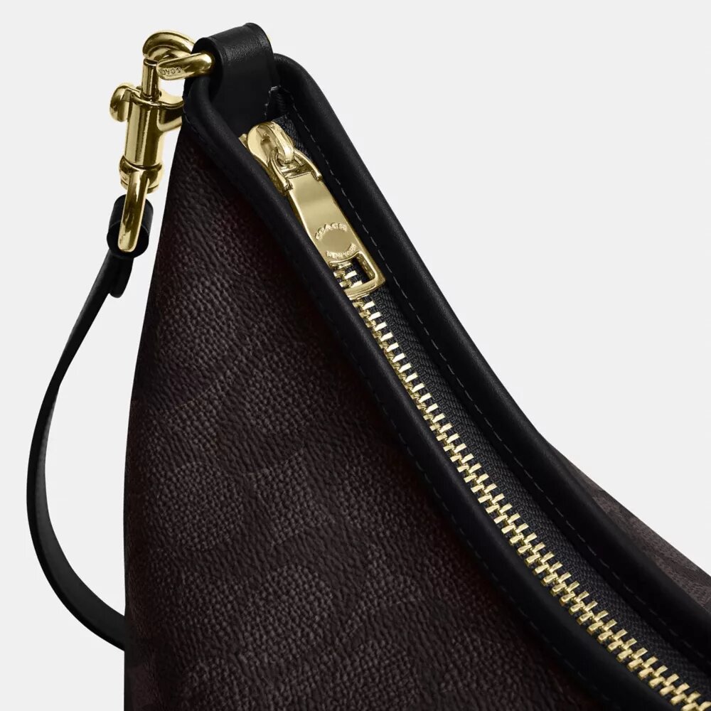 Laurel skuldertaske i Signature Canvas