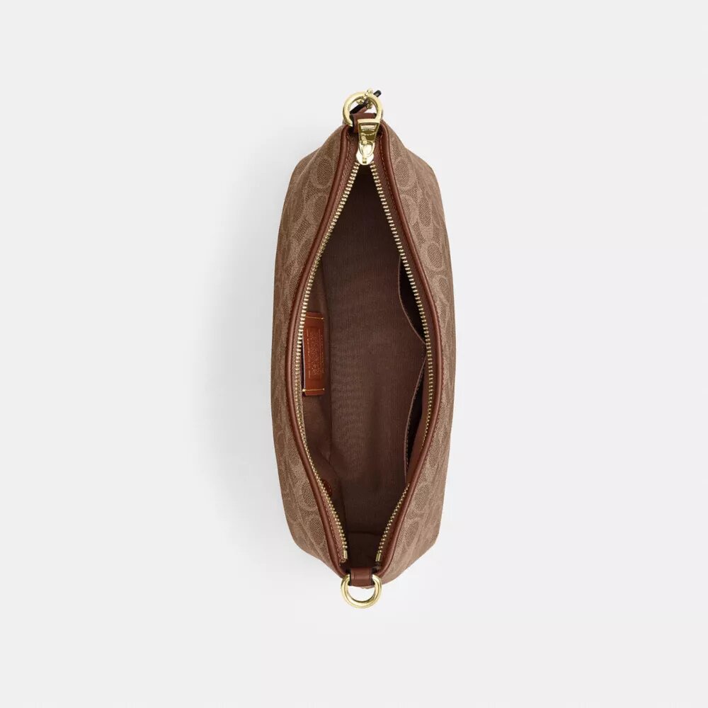 Laurel skuldertaske i Signature Canvas