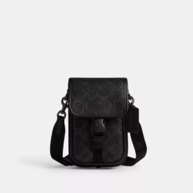League-telefon-crossbody-taske i Signature Canvas