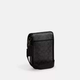 League-telefon-crossbody-taske i Signature Canvas
