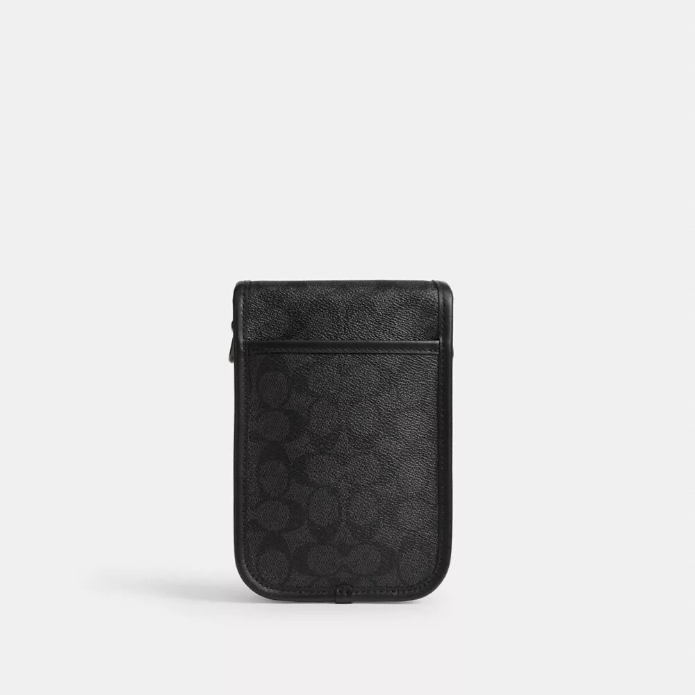 League-telefon-crossbody-taske i Signature Canvas