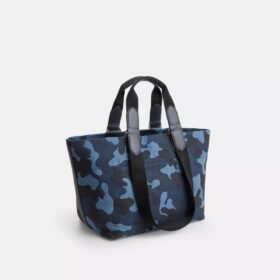 Lille Tote-taske med camouflagemønster
