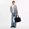 Lille Tote-tasker i signatur-denim