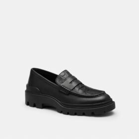 Loafers i signaturlæder
