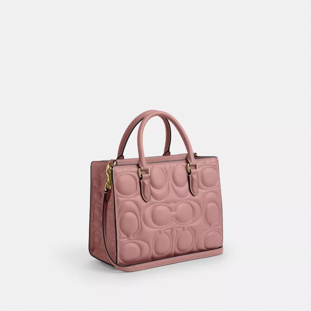 Maggie lille tote-taske i signaturlæder