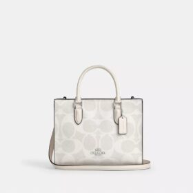 Maggie lille tote-tasker i Signature Canvas