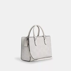 Maggie lille tote-tasker i Signature Canvas
