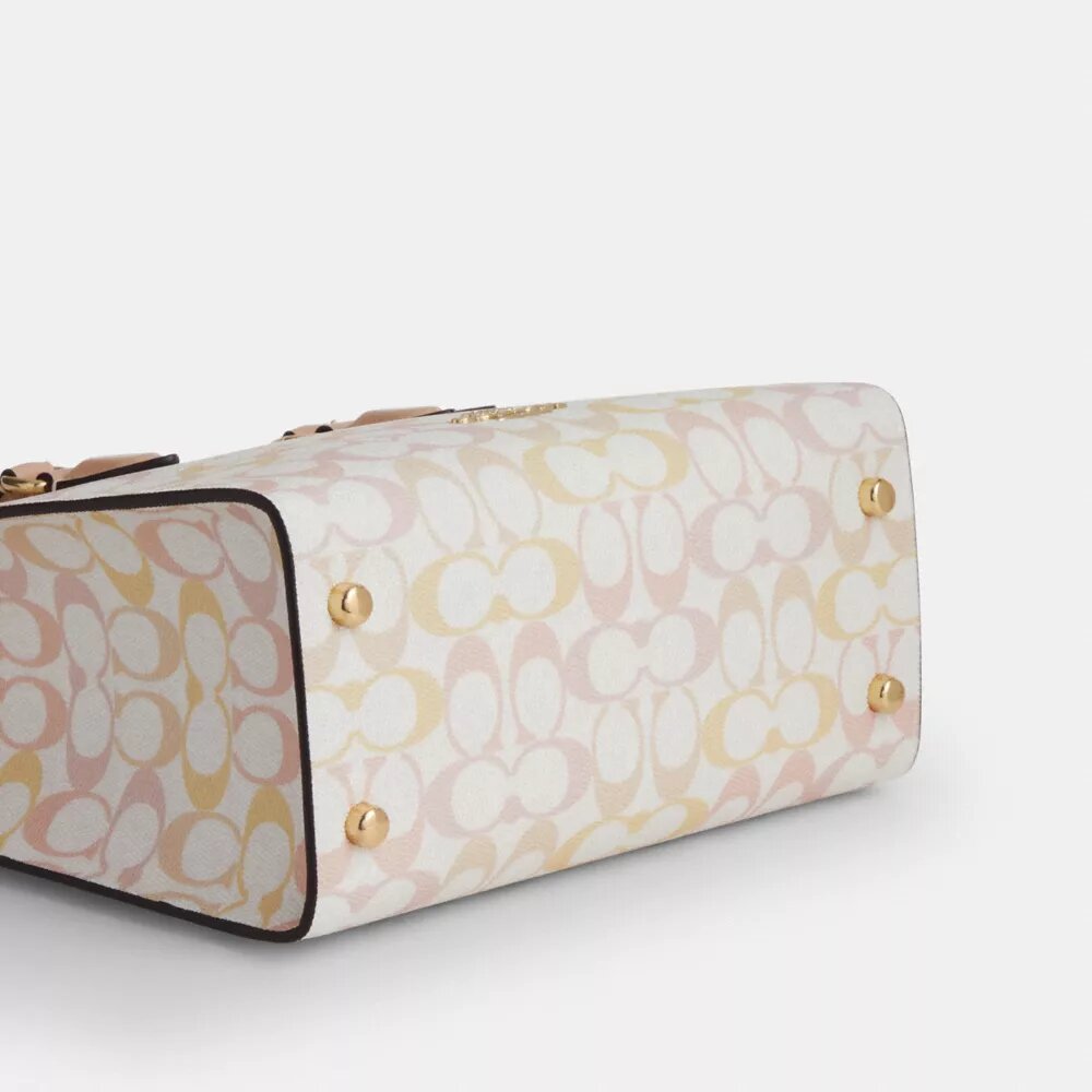 Maggie lille tote-tasker i Signature Canvas
