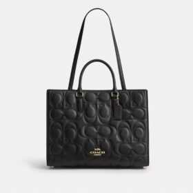 Maggie-tote-tasker i signaturlæder