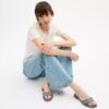 Margot-sandaler i Crystal Signature Denim
