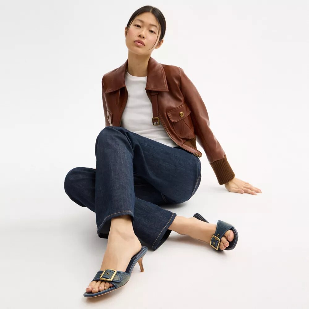 Margot-sandaler i 'Loved Denim'