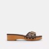 Margot-sandaler i signatur-jacquard