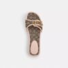 Margot-sandaler i signatur-jacquard