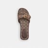 Margot-sandaler i signatur-jacquard