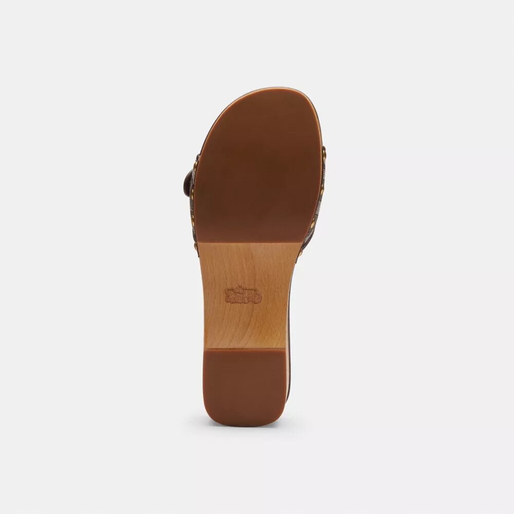 Margot-sandaler i signatur-jacquard