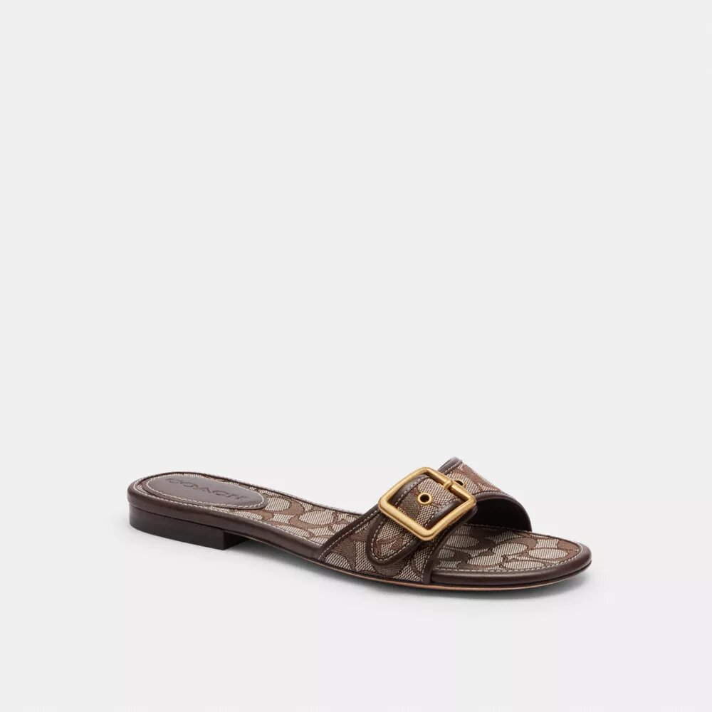 Margot-sandaler i vores signatur-jacquard