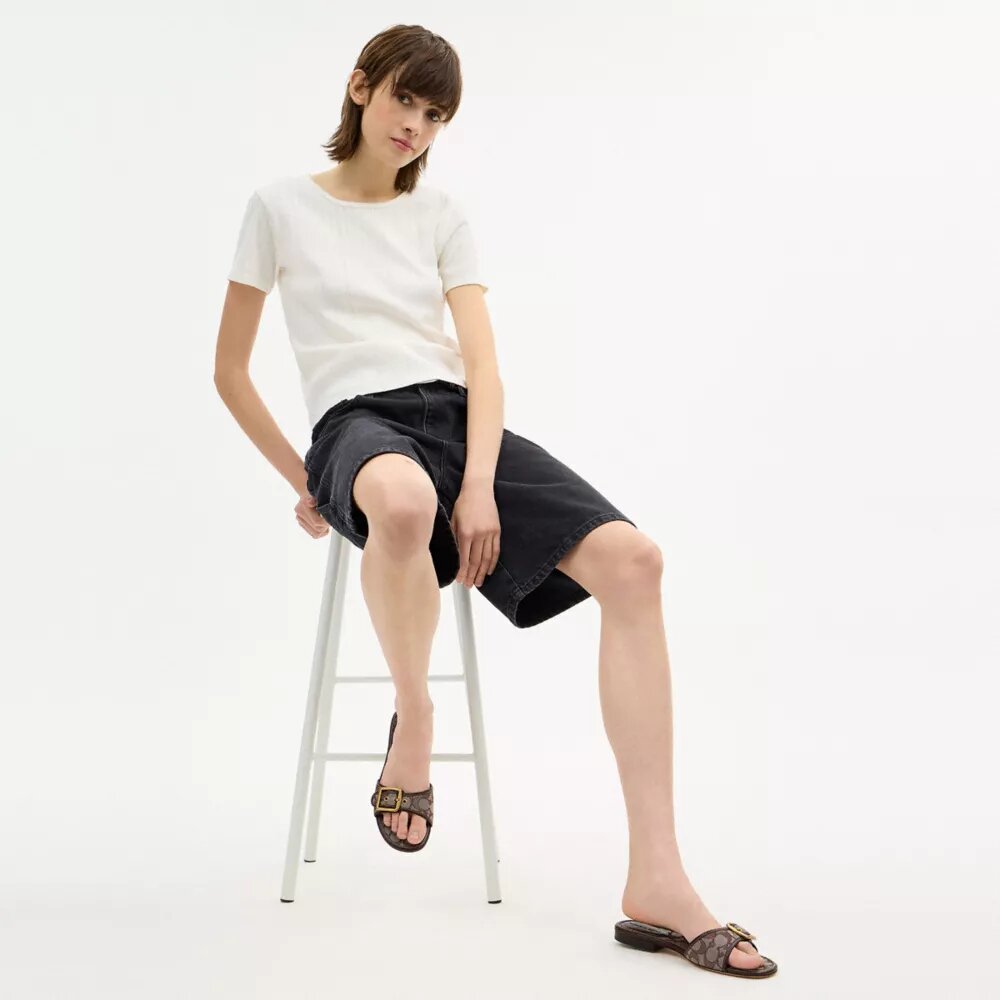Margot-sandaler i vores signatur-jacquard