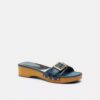 Margot-sandaler med signatur-denim-patchwork