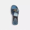 Margot-sandaler med signatur-denim-patchwork