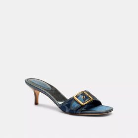 Margot-sandaler med vores karakteristiske denim-patchwork