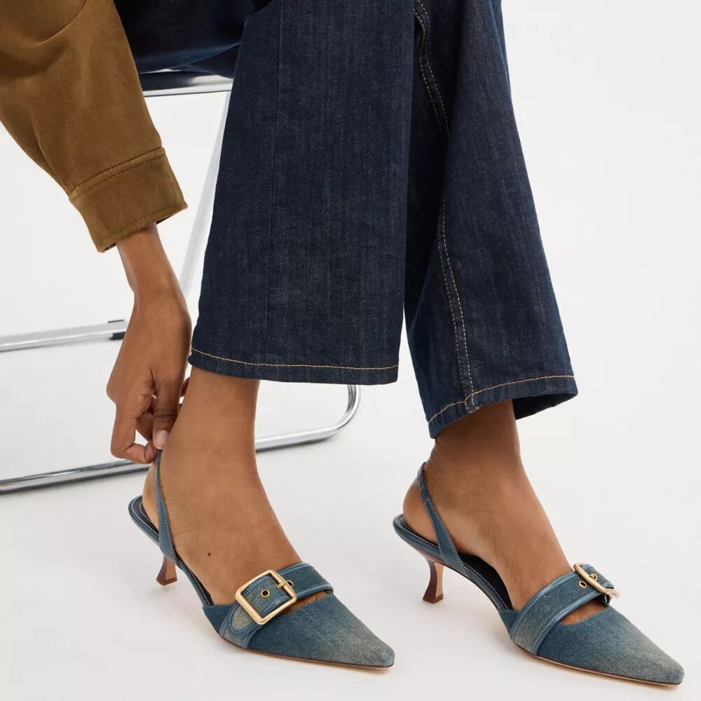 Margot-slingbacks i Loved Denim
