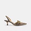 Margot-slingbacks i vores signatur-jacquard