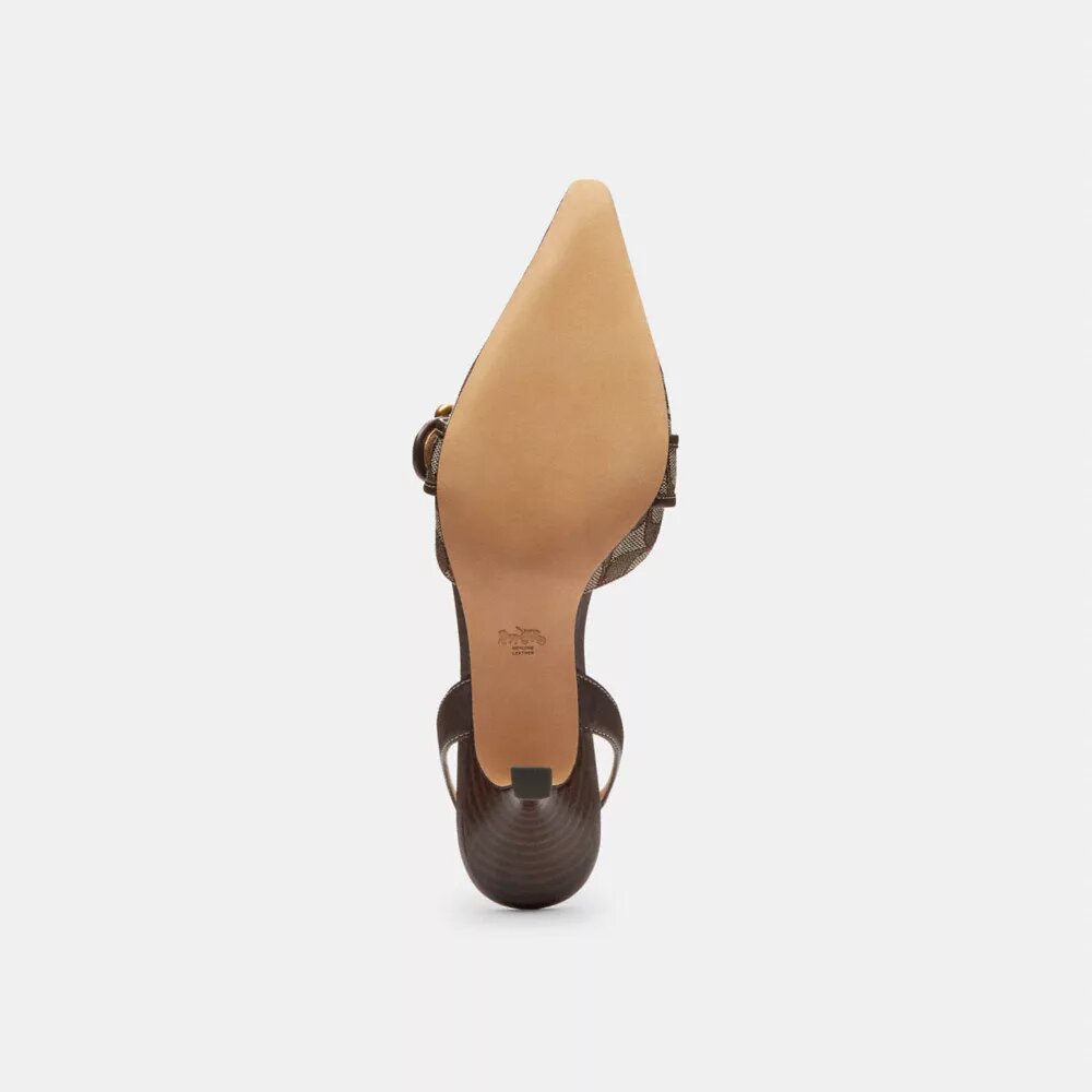 Margot-slingbacks i vores signatur-jacquard