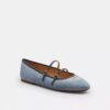 Mary Janes med dobbelt spænde i Loved Denim