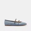 Mary Janes med dobbelt spænde i Loved Denim