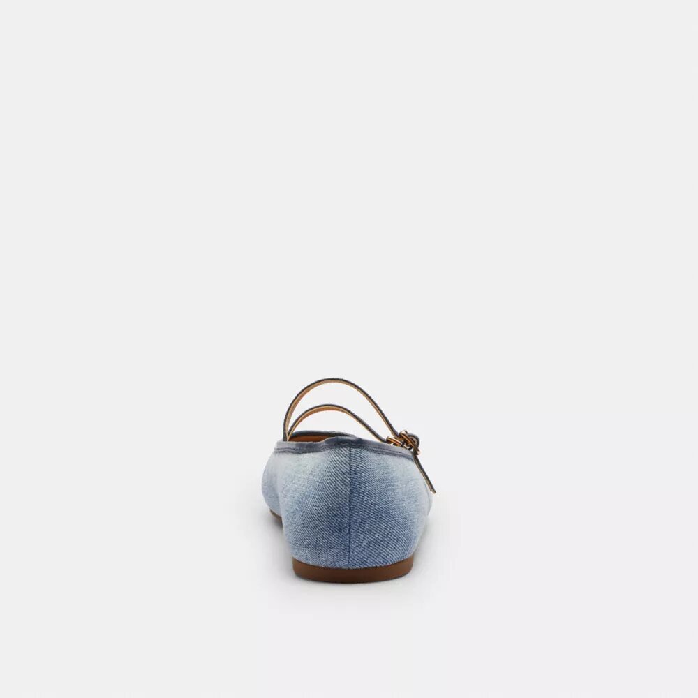 Mary Janes med dobbelt spænde i Loved Denim