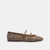 Mary Janes med dobbelt spænde i signatur-jacquard