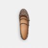 Mary Janes med dobbelt spænde i signatur-jacquard