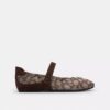 Mary Janes-sneaker i signatur-jacquard