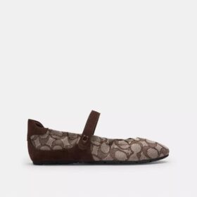 Mary Janes-sneaker i signatur-jacquard