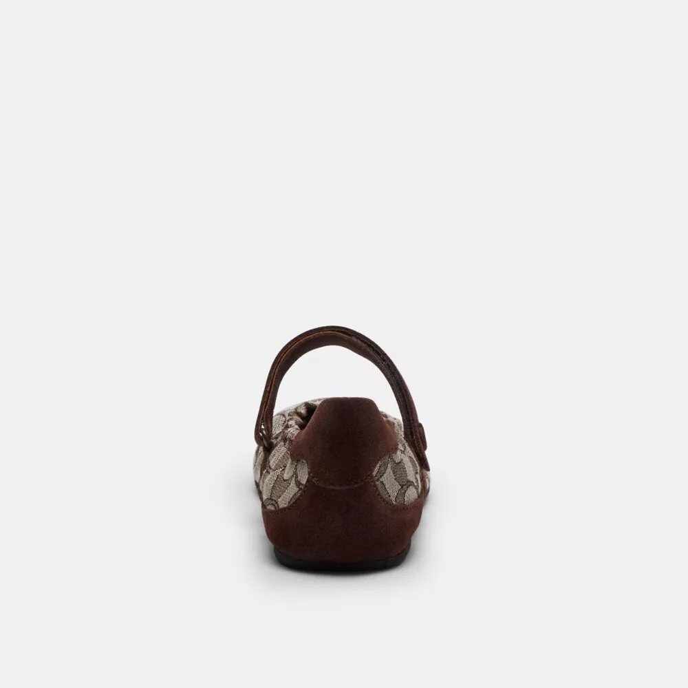 Mary Janes-sneaker i signatur-jacquard