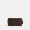 Mila crossbody-taske i Signature Canvas