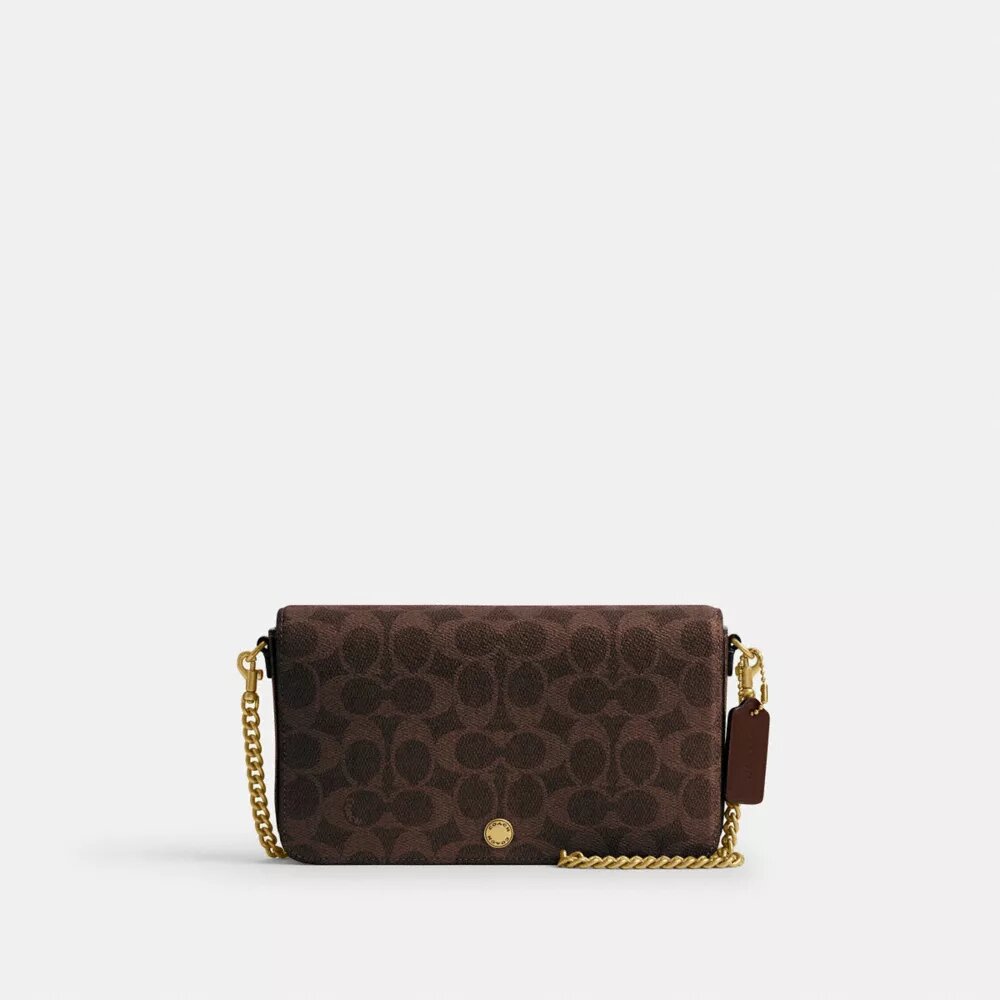 Mila crossbody-taske i Signature Canvas