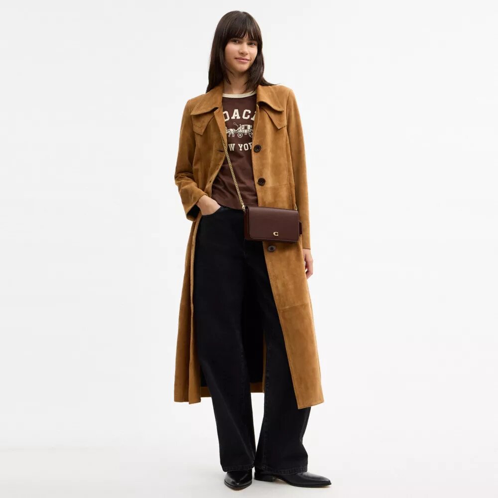 Mila crossbody-taske med Signature Canvas