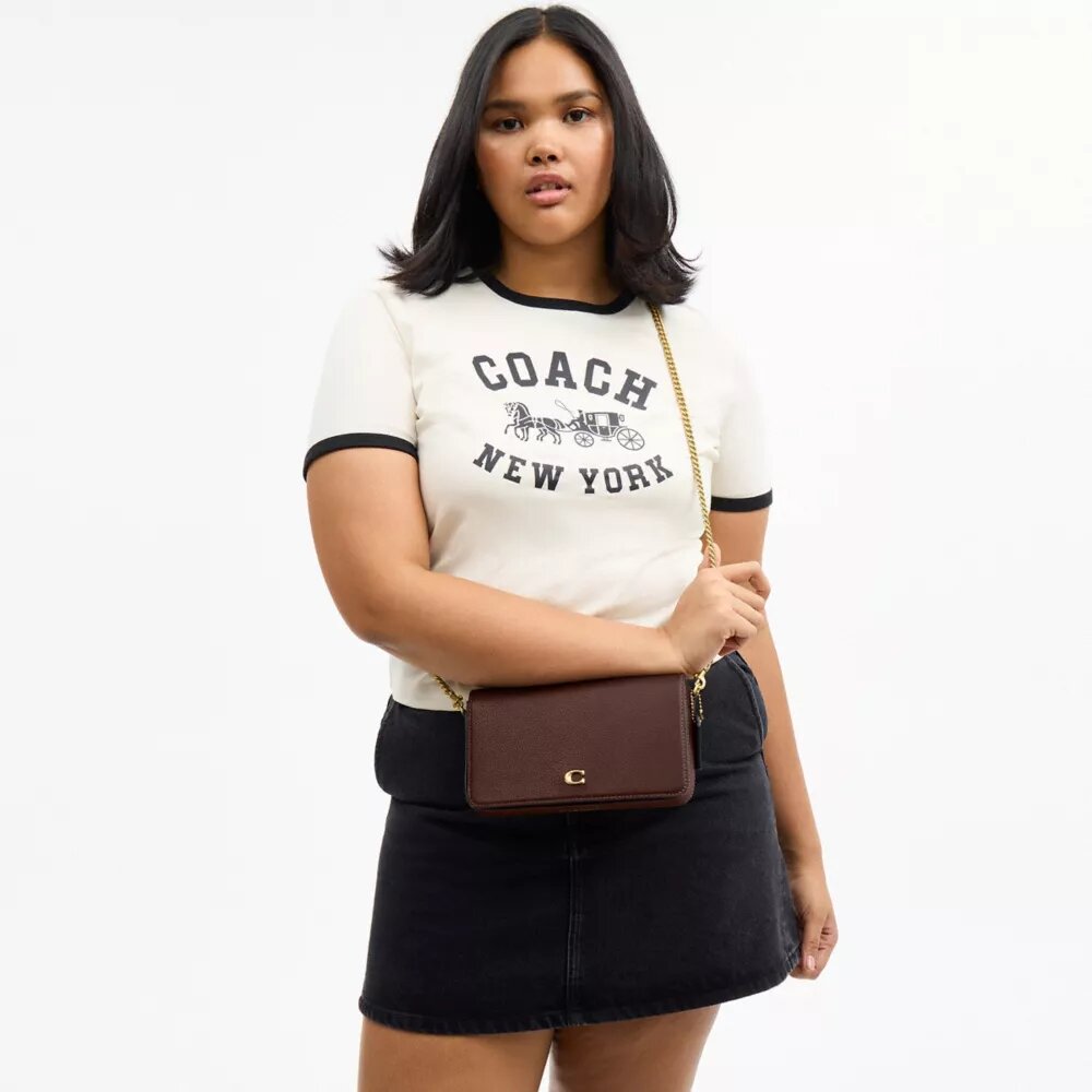 Mila crossbody-taske med Signature Canvas