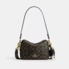 Mini Carey crossbody-taske i Loved Signature Canvas