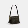 Mini Carey crossbody-taske i Loved Signature Canvas