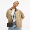 Mini Carey crossbody-taske i Loved Signature Canvas
