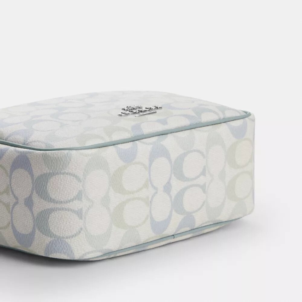 Mini Carey-crossbody-taske i Signature Canvas