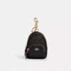 Mini Court Backpack-taskevedhæng i Signature Canvas