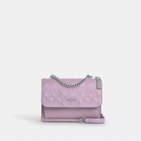 Mini Klare Crossbody-taske i signaturlæder