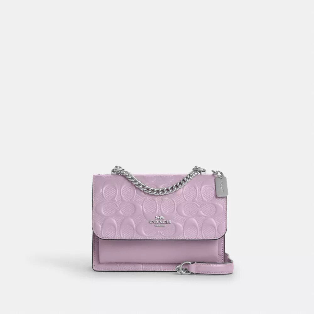 Mini Klare Crossbody-taske i signaturlæder