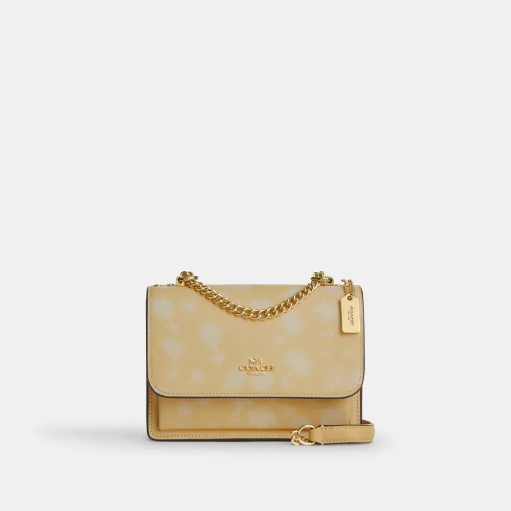 Mini Klare Crossbody-taske med blomsterprint