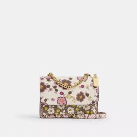 Mini Klare Crossbody-taske med blomsterprint