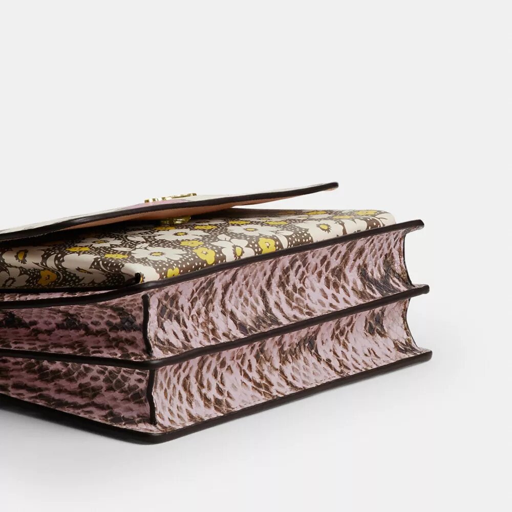 Mini Klare Crossbody-taske med blomsterprint