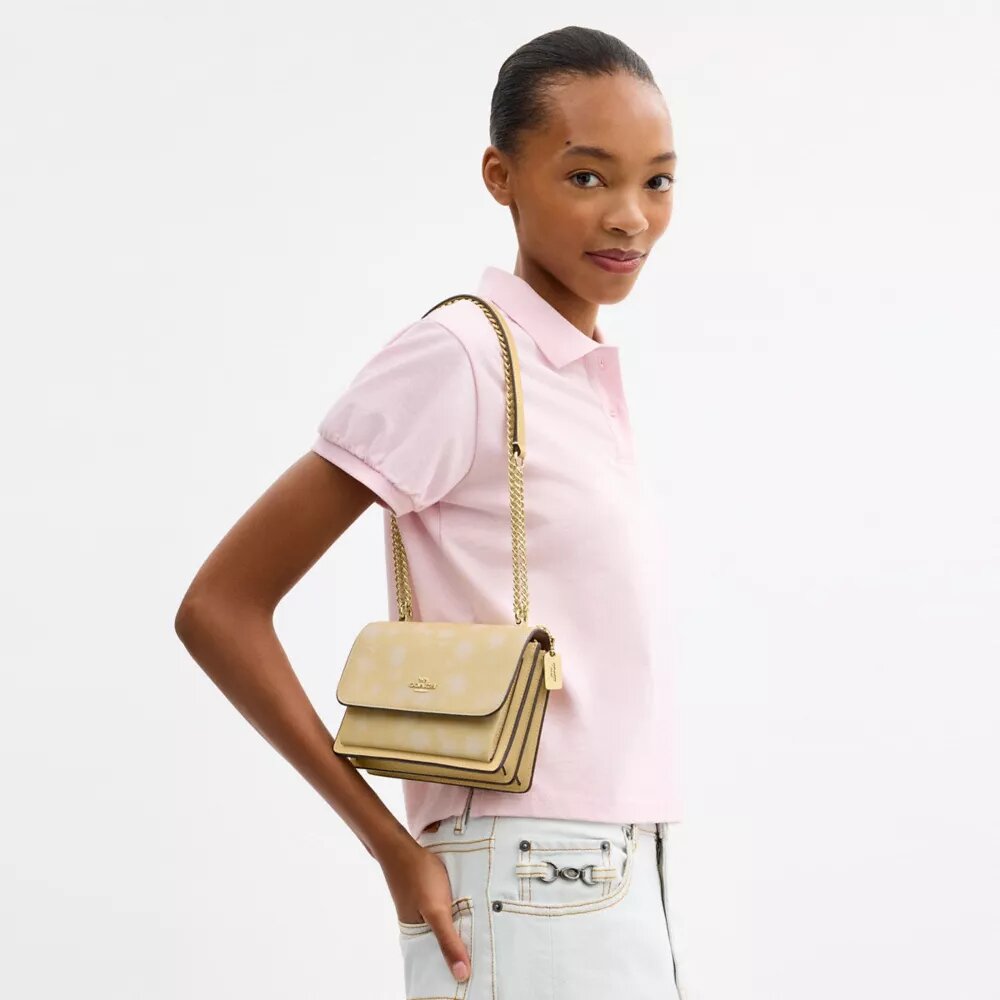 Mini Klare Crossbody-taske med blomsterprint